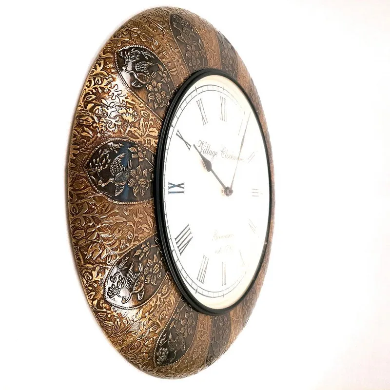 Nova Time Marker Brass Wall Clock media 7