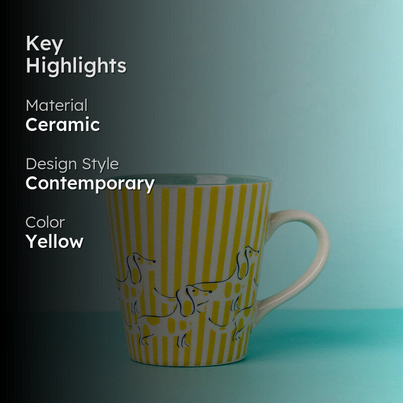Woof Ceramic Coffee Mug (268 mL) media 2