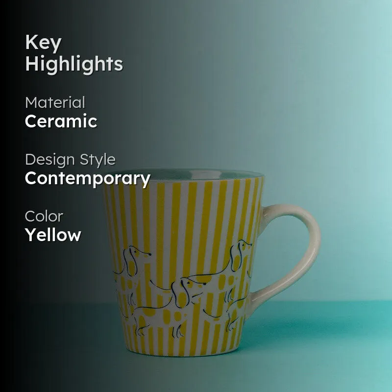Woof Ceramic Coffee Mug (268 mL) - 2