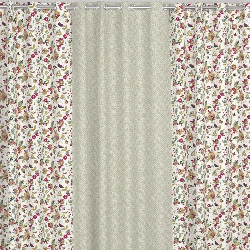 Floral Whisper Bliss Curtains - Set of Three media 4