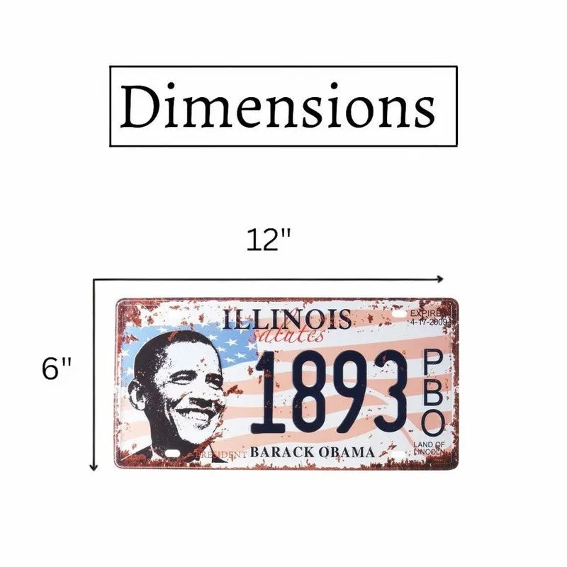 Illinois 1893 Metal Wall Accent media 6