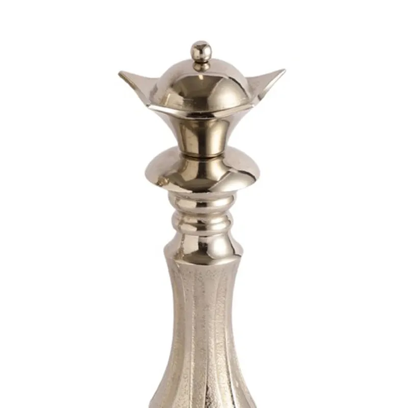 Elegant Queen Chess Piece - Silver media 4