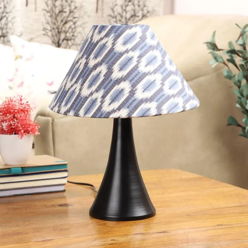Lois Bowie Fabric Table Lamp - Blue,White media 3