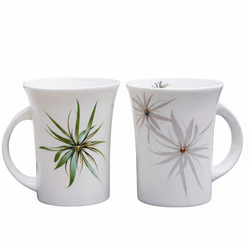 Florra Bone China Coffee Mug (300 mL Each) - Set Of Two media 3