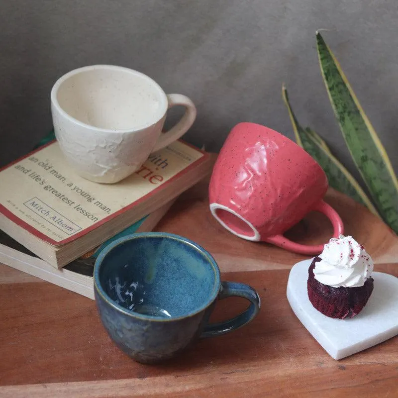 Meva Ceramic Tea Cup (230 mL Each) - Set of Three media 3