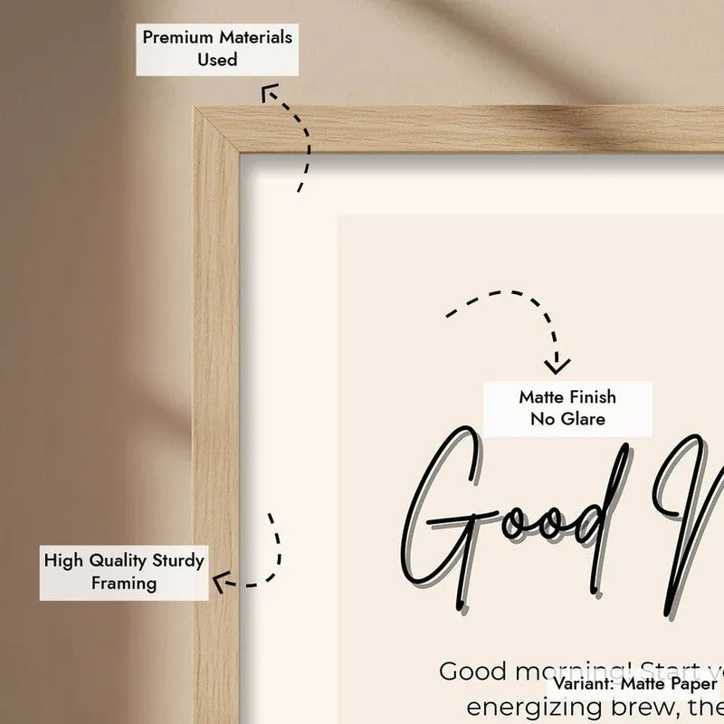 MorningBrew Archival Canvas Wall Art - Brown media 8