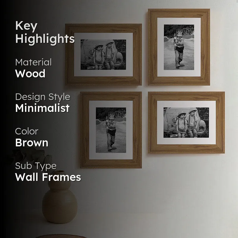 Timberline Charm Photo Frame (Natural) - Set Of Four media 2