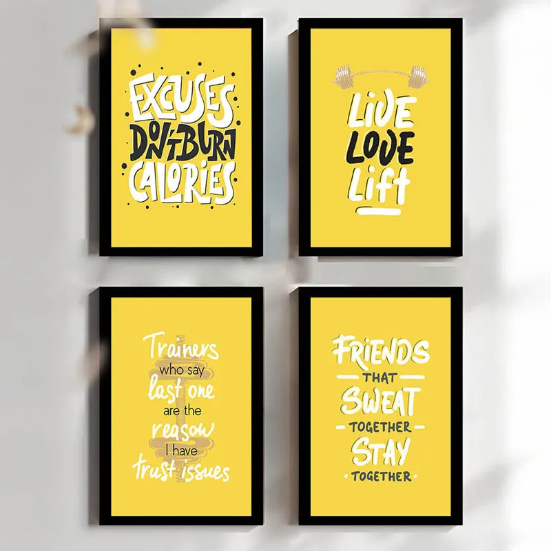 No Excuse Wall Art - Set Of Six media 3