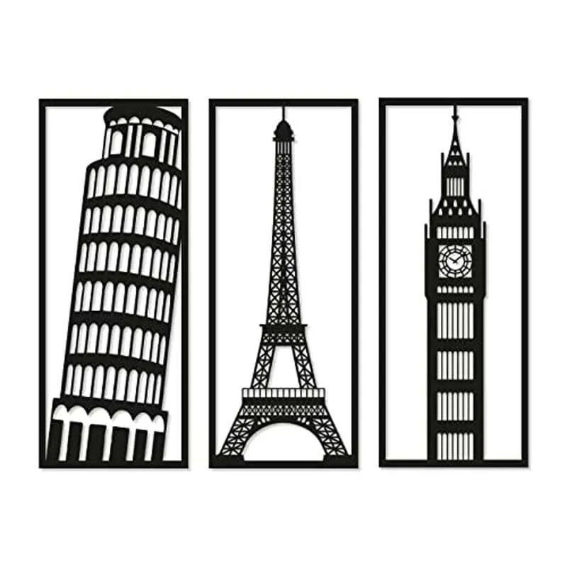 The UK Tour Wooden Wall Accent - Set Of Three media 5