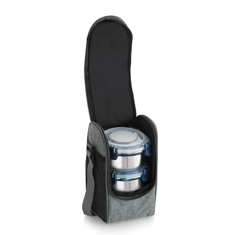 Yumbox Express Lunch Box With Bag (Blue) - Set Of Three media 4
