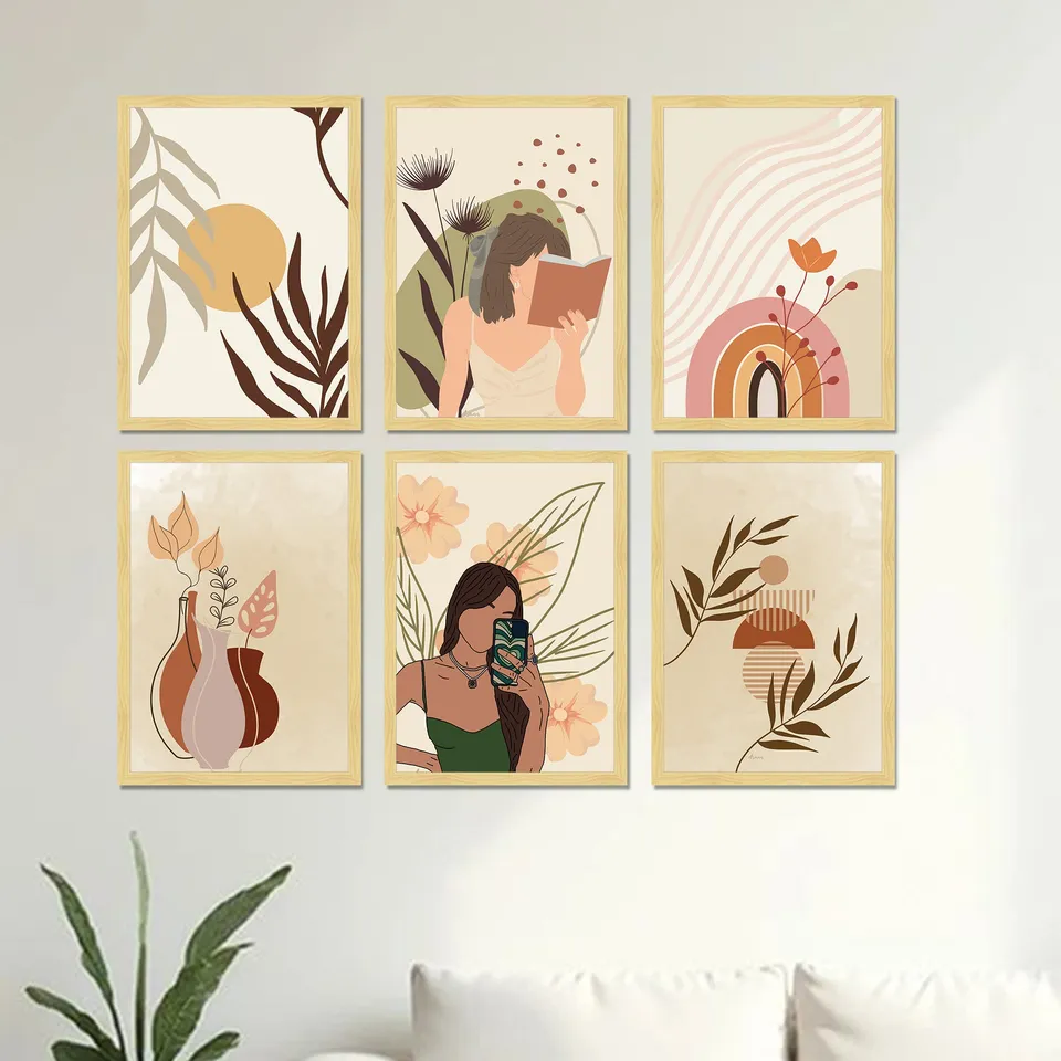 Blosma Boho Wall Art - Set Of Six media 5