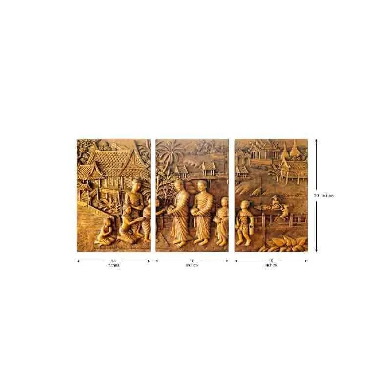 Simple Life Canvas Wall Art - Three Piece Set media 8