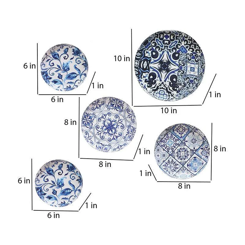 Whispers of Blue Iron Wall Plate - Set Of Five media 7