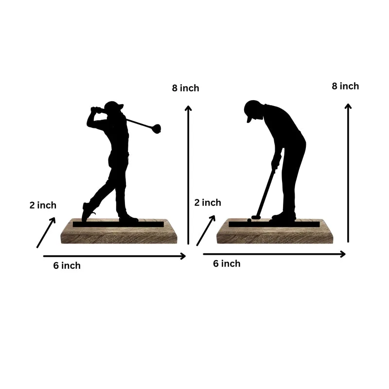 Golfing Duo Showpiece - Set Of Two media 5