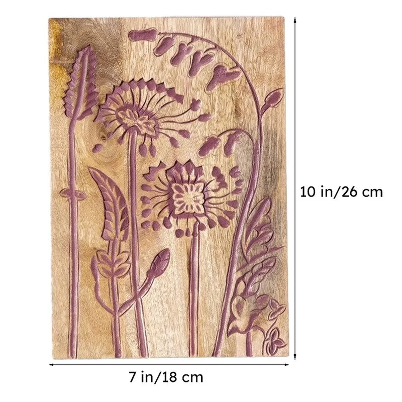Nature's Canvas Wooden Wall Plates - Set Of Four media 9