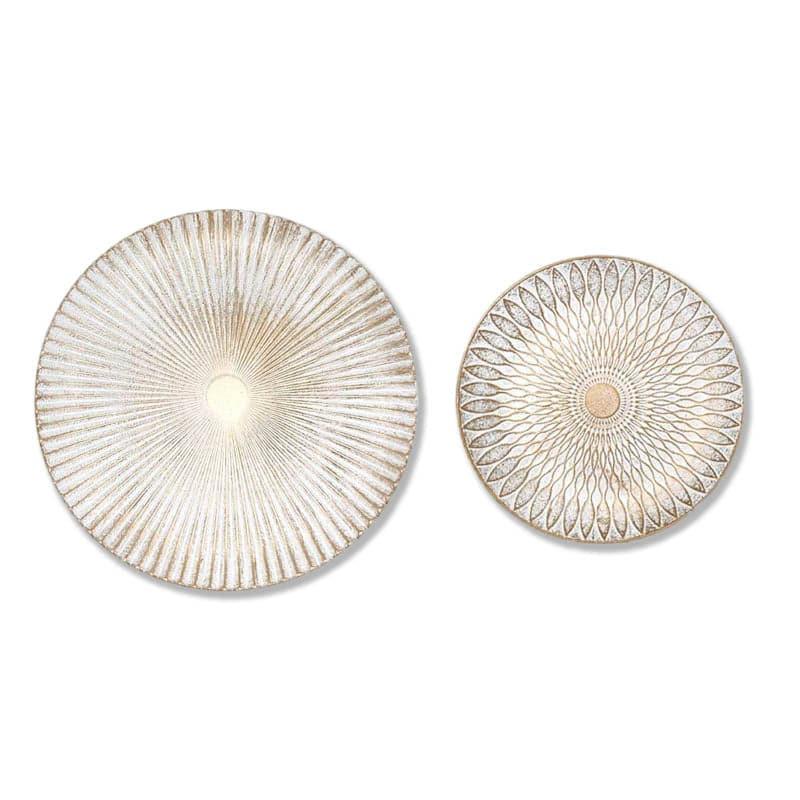 Sinoya Decorative MDF Wall Plates (White) - Set Of Two media 3