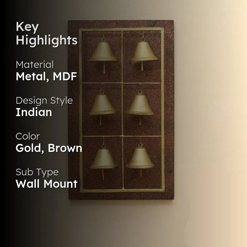 Evelyn Bell Panel MDF & Metal Wall Accent media 2