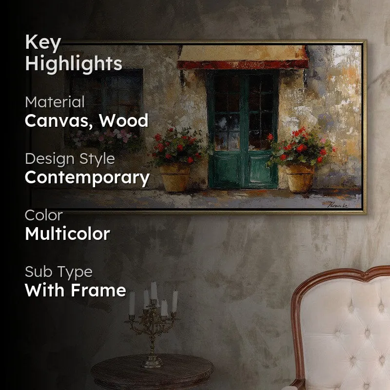 Portico Canvas Wall Painting With Frame media 2