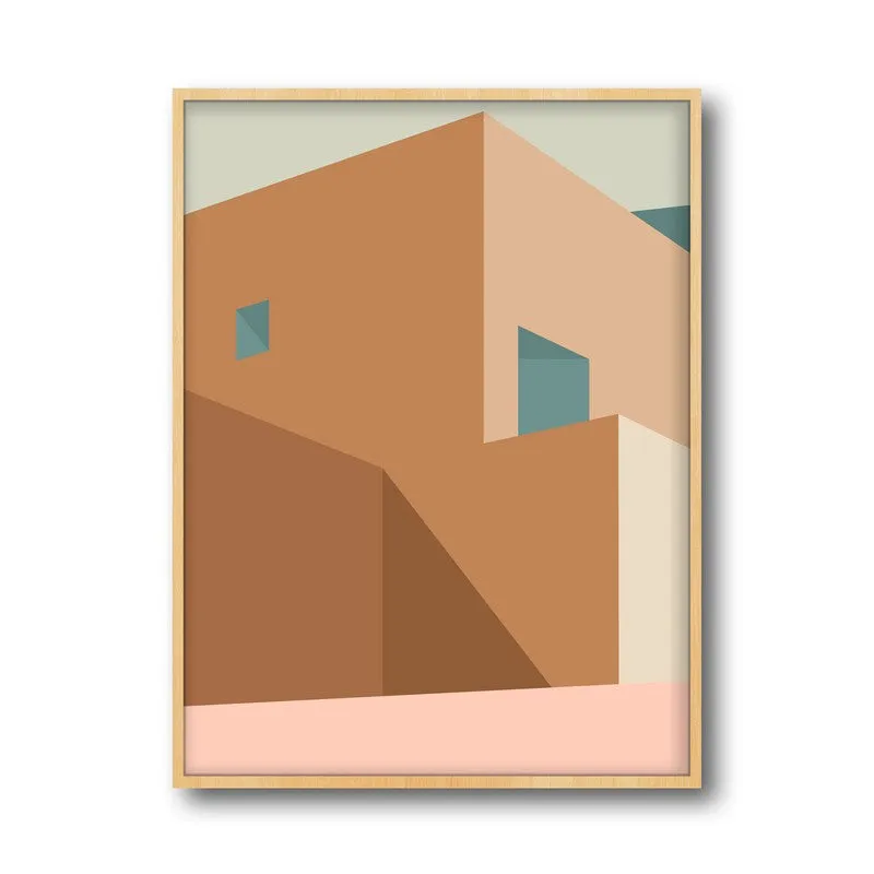 Serenity Nova Archival Canvas Wall Art - Natural Brown Frame media 5