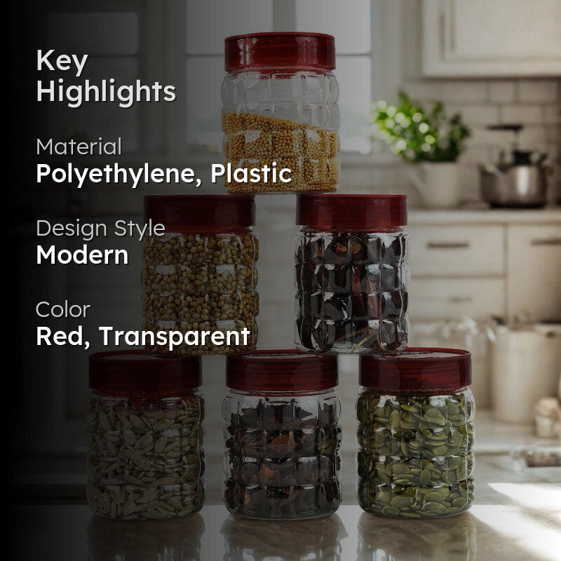 Airtight Kitchen Essentials (300 mL Each) - Set Of Six media 2