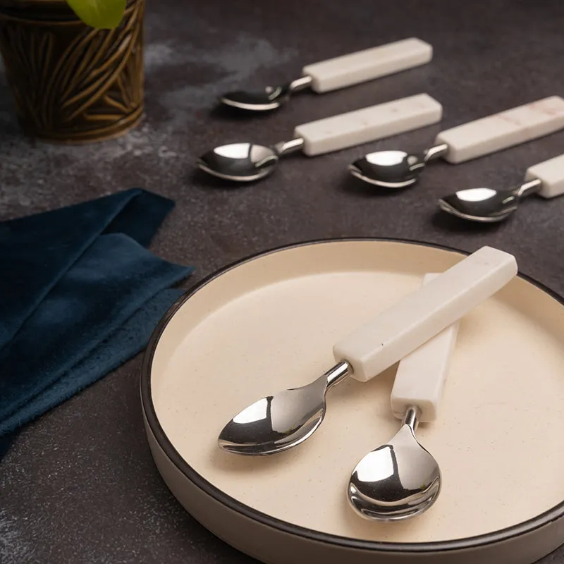 Cava Marble Spoon Set - Set Of Six media 1