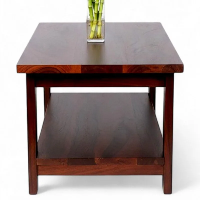 Xynex Sheesham Wooden Center Table - Brown media 4