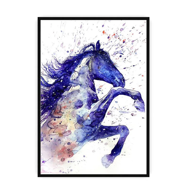 Grand Stallion Wall Painting media 2