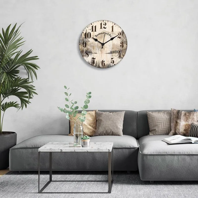 Kalenda Analog Wooden Wall Clock media 4