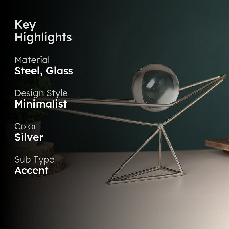 Crystal Orbus Nixo Showpiece - Golden media 2