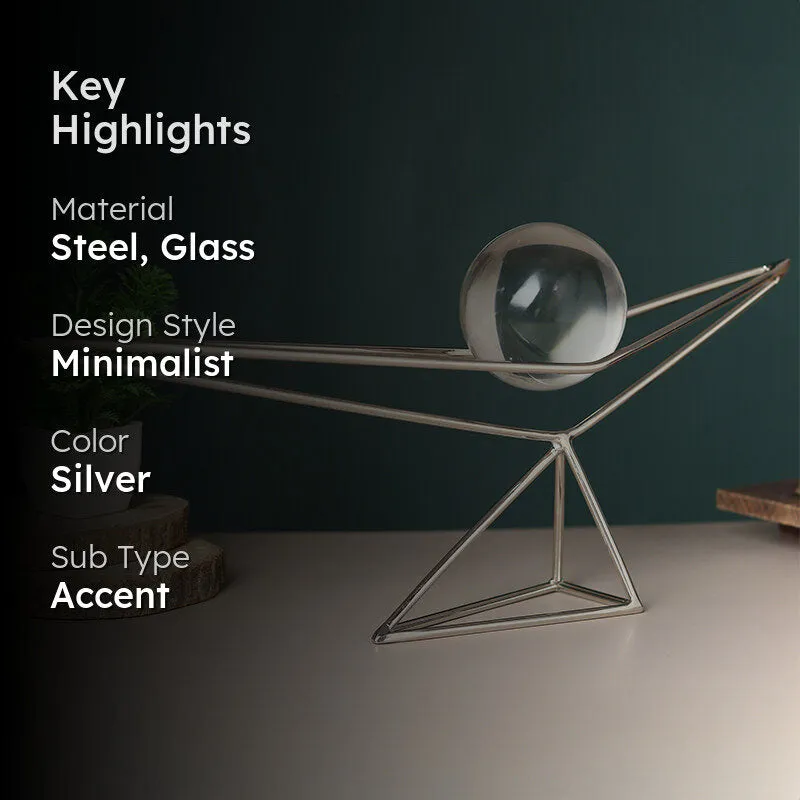 Crystal Orbus Nixo Showpiece - Golden media 2