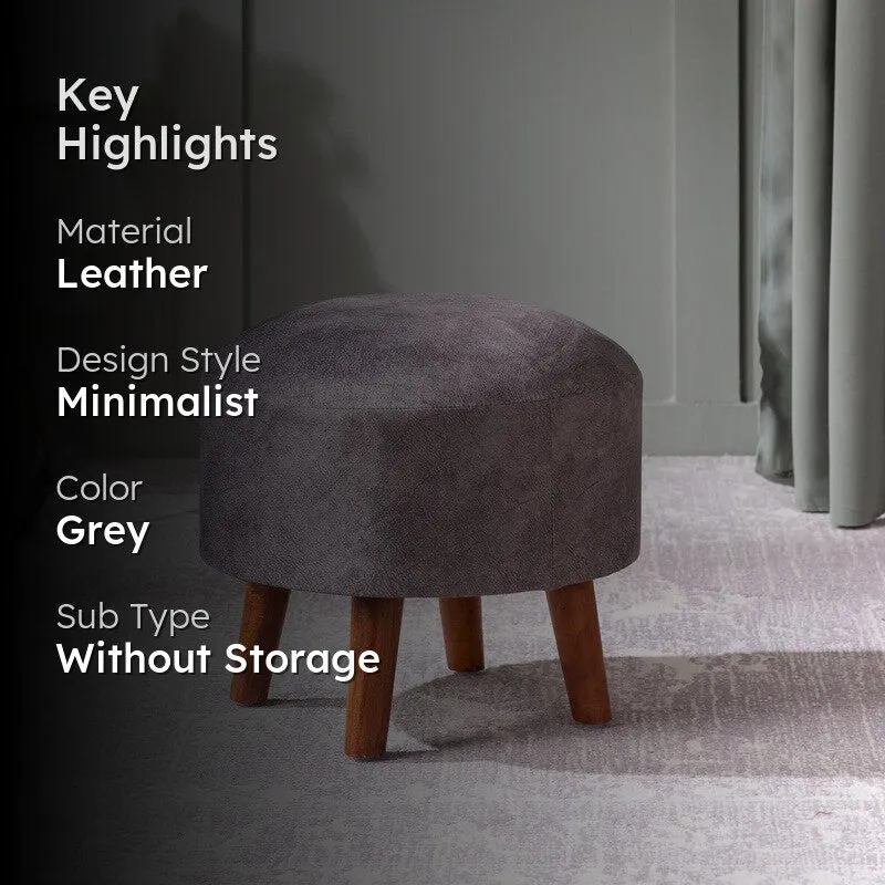 Subtle Style Ottoman - Grey media 2