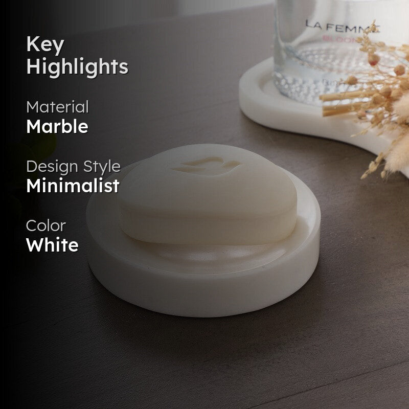 PureAura Soap Dish - White media 2