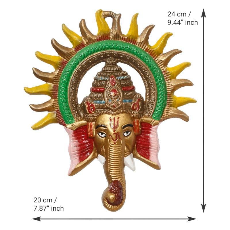Shri Ganesh Surya Metal Wall Accent media 6