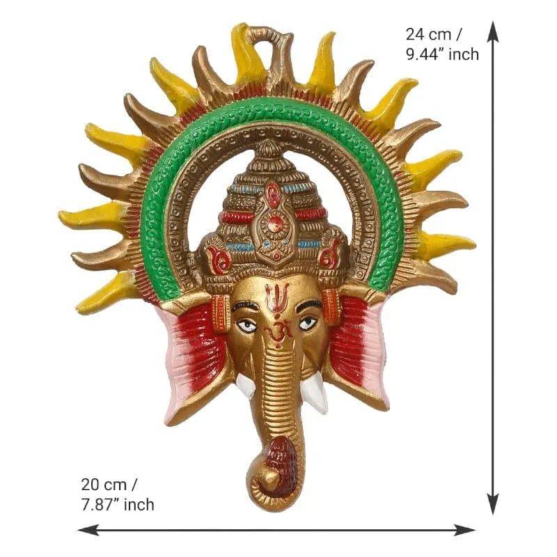 Shri Ganesh Surya Metal Wall Accent media 6