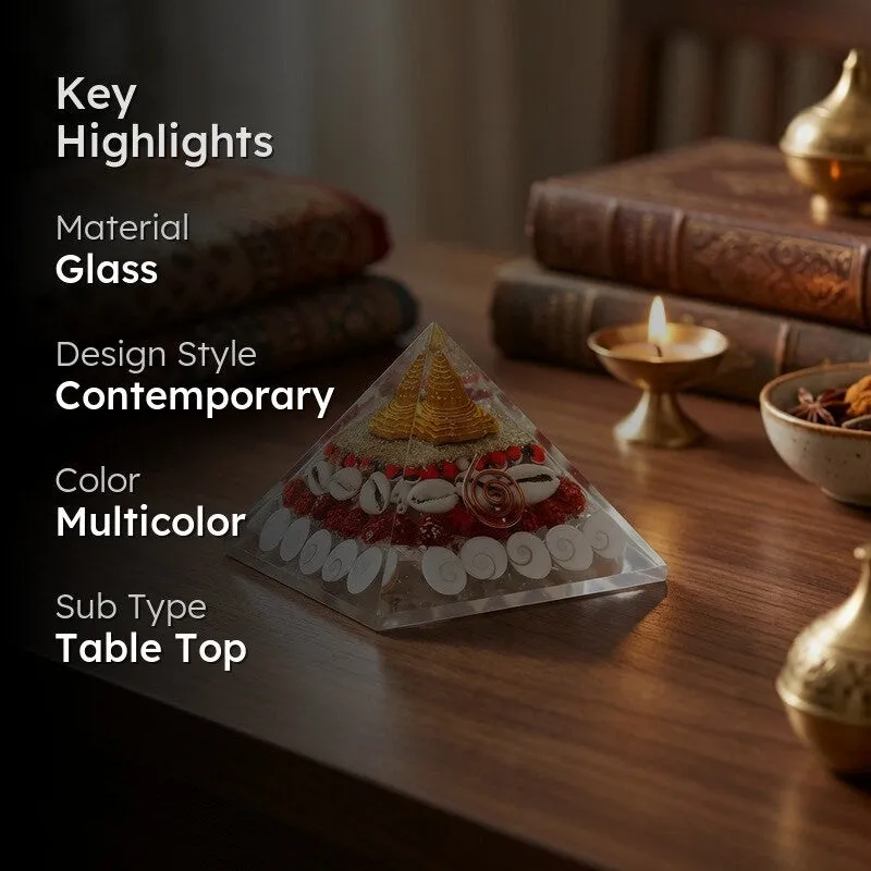 Godess Laxmi Dhan Glass Pyramid media 2