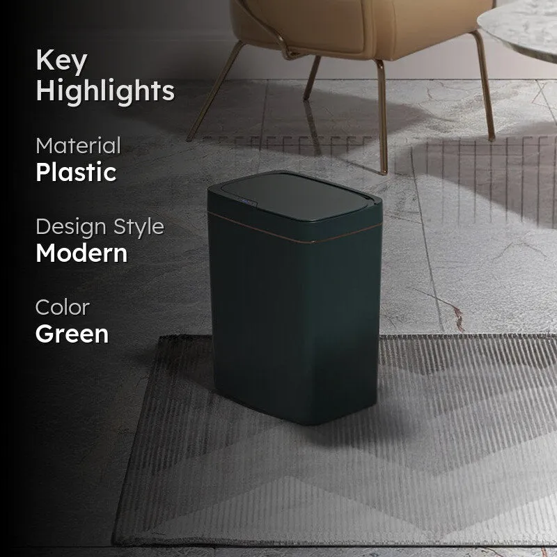 Clean Smart Motion Sensor Dustbin - Green media 2