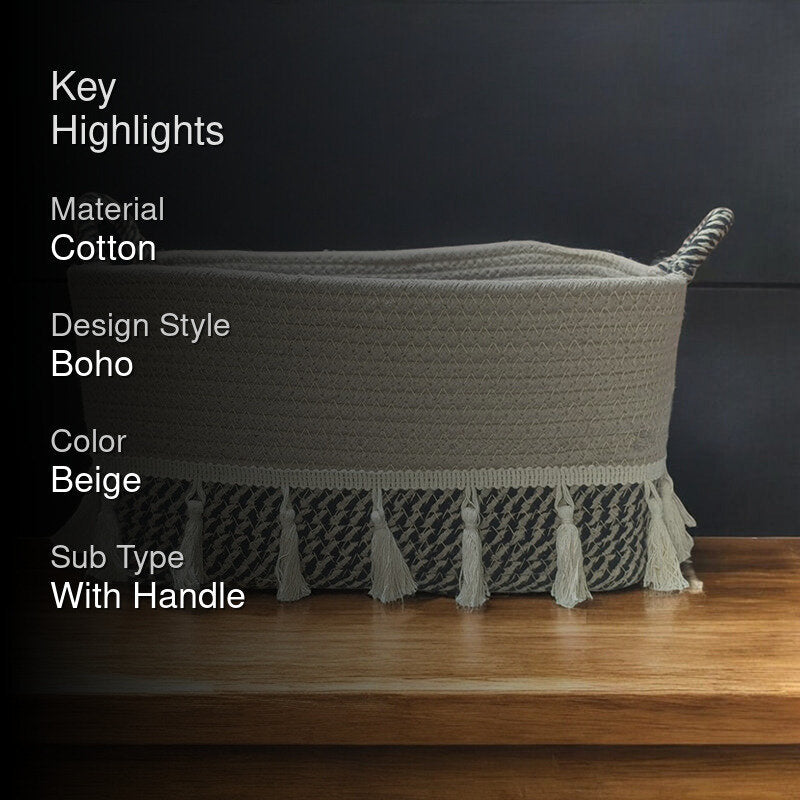 Storra Cotton Storage Basket media 2
