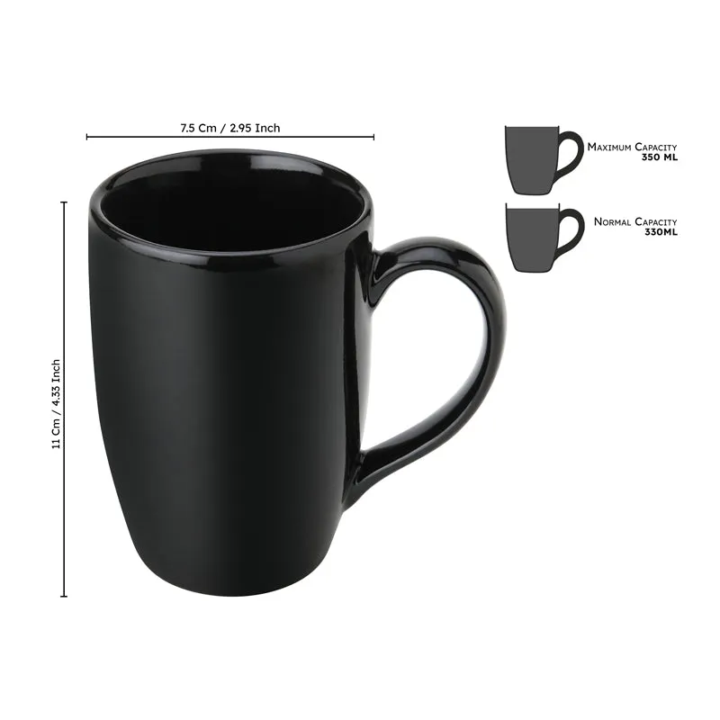 Kopi Ceramic Coffee Mug (Black) - 350 mL media 7