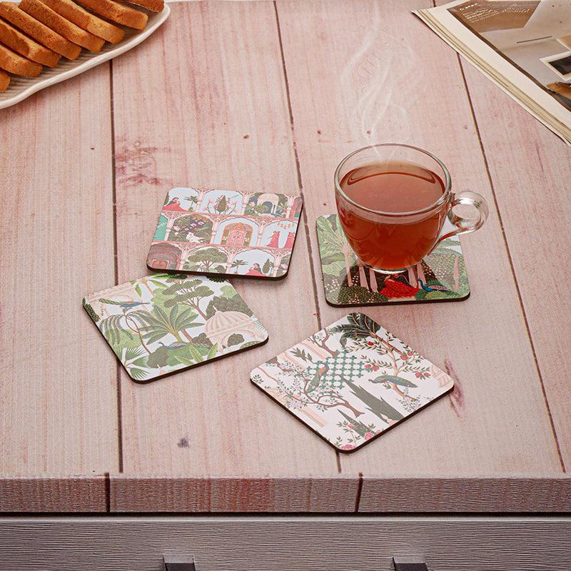 Velnias Wood Coaster - Set Of Four