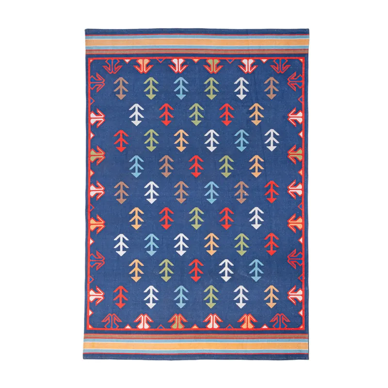 Neelaj Handwoven Cotton Rug media 1