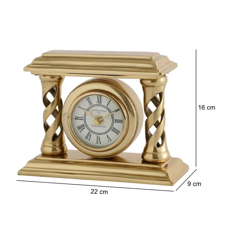 Aegis Table Clock - Gold media 6