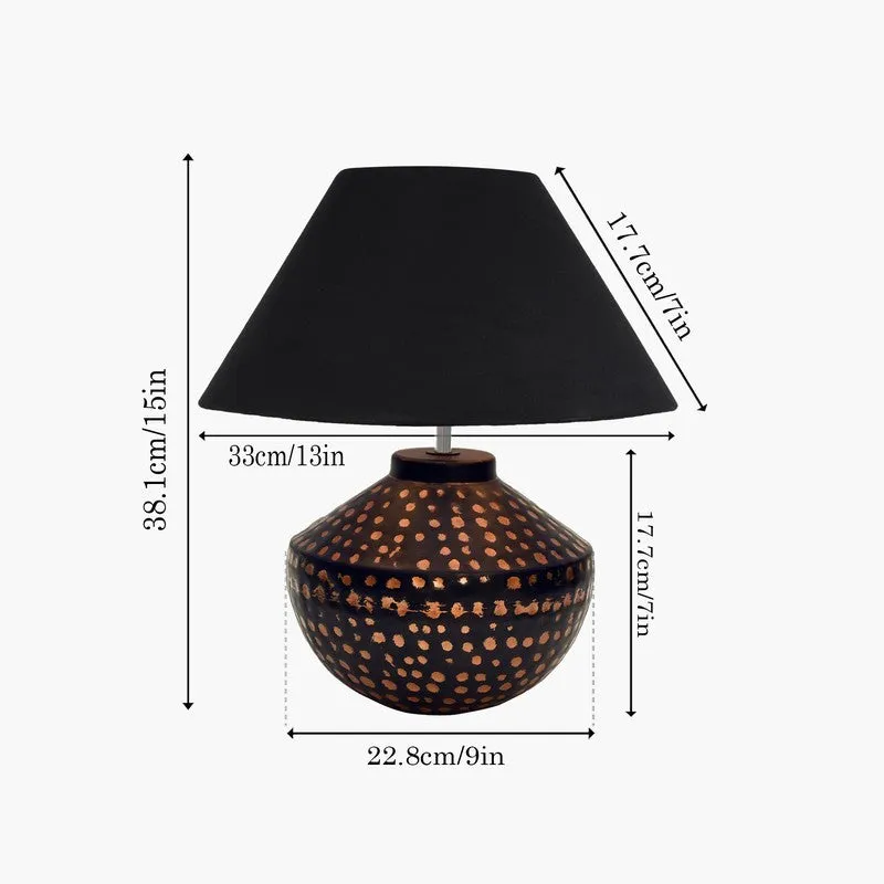 TechAura Modern Smart Metal Table Lamp - Black,Brown media 7