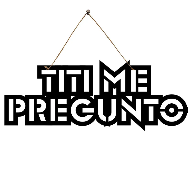 Titi Me Pregunto Mild Steel Wall Accent media 3