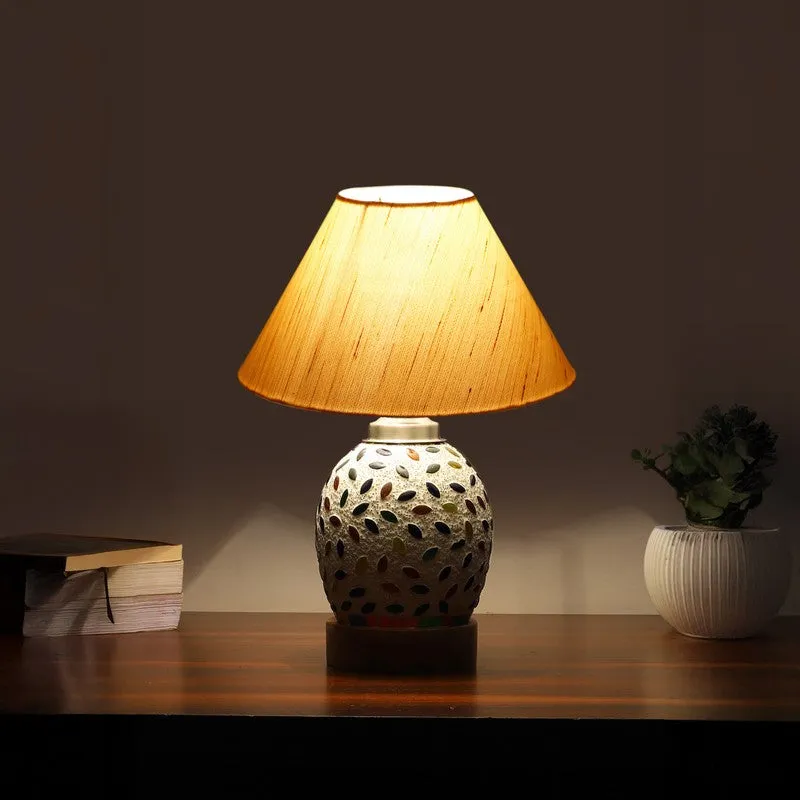Baskora Wooden Table Lamp - Multicolor media 1
