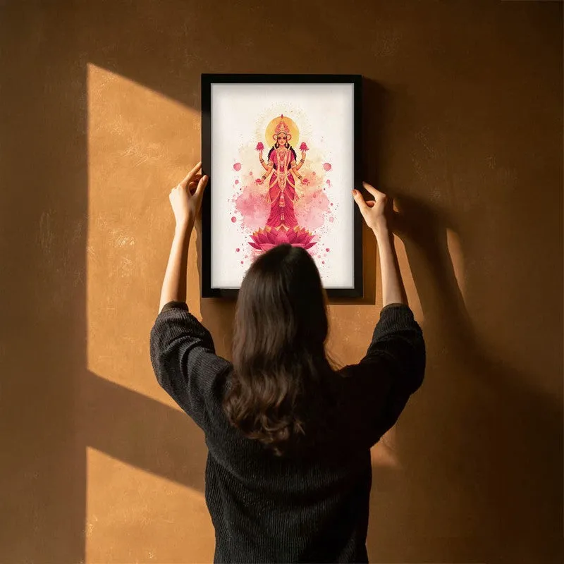 Shri Mahalaxmi Devi Divine Archival Paper Wall Art media 6