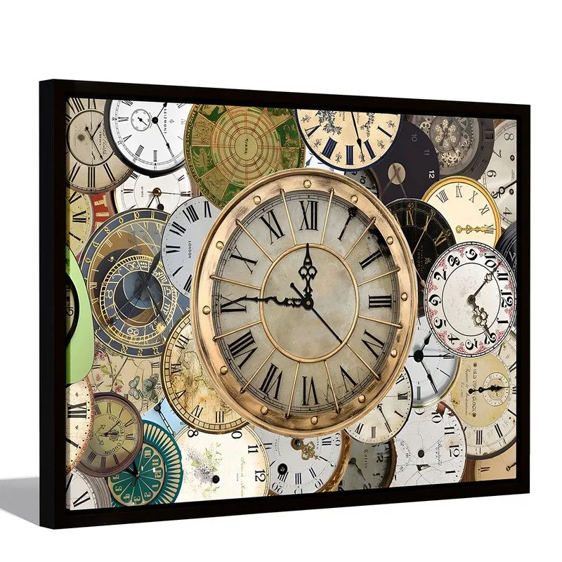 Structured Chaos Wall Art With Clock media 4