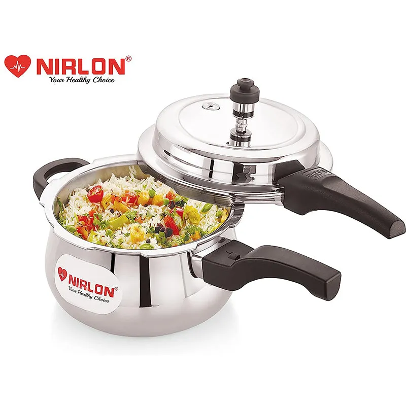 Nirlon Steel Pressure Cooker Outer Lid - 5000 ML/ 9 Inches media 3