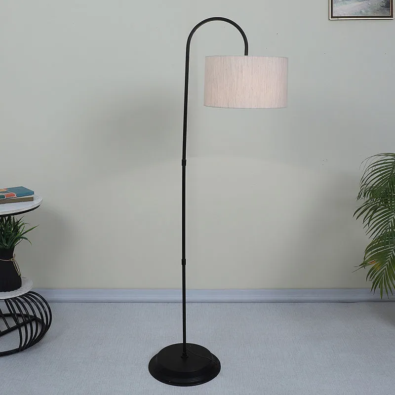 Lucciola Solid Arched Floor Lamp - Beige media 2