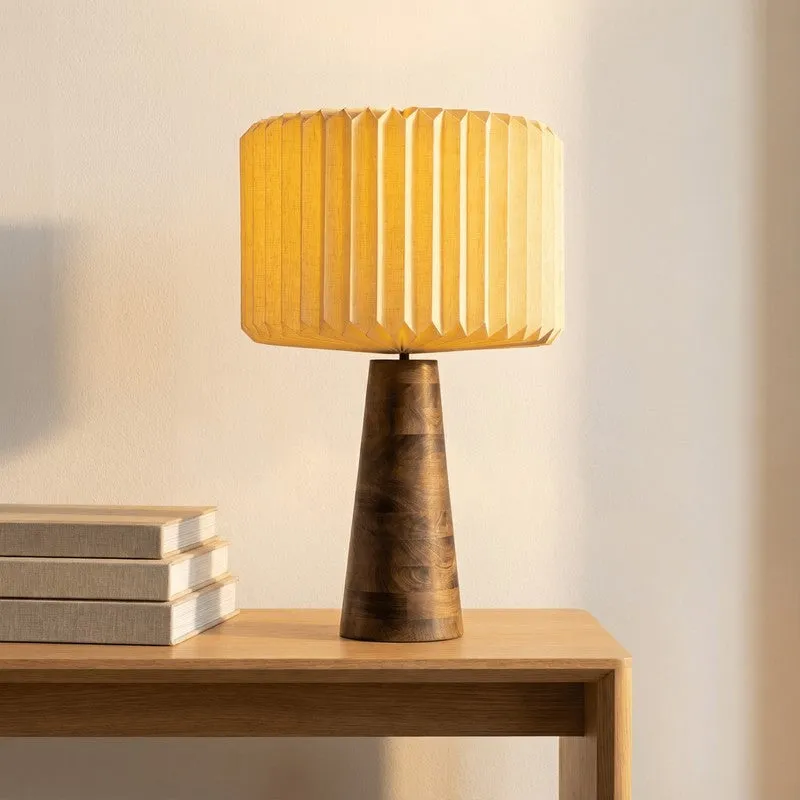 Fig Living Hikari Wooden Table Lamp - Beige media 3