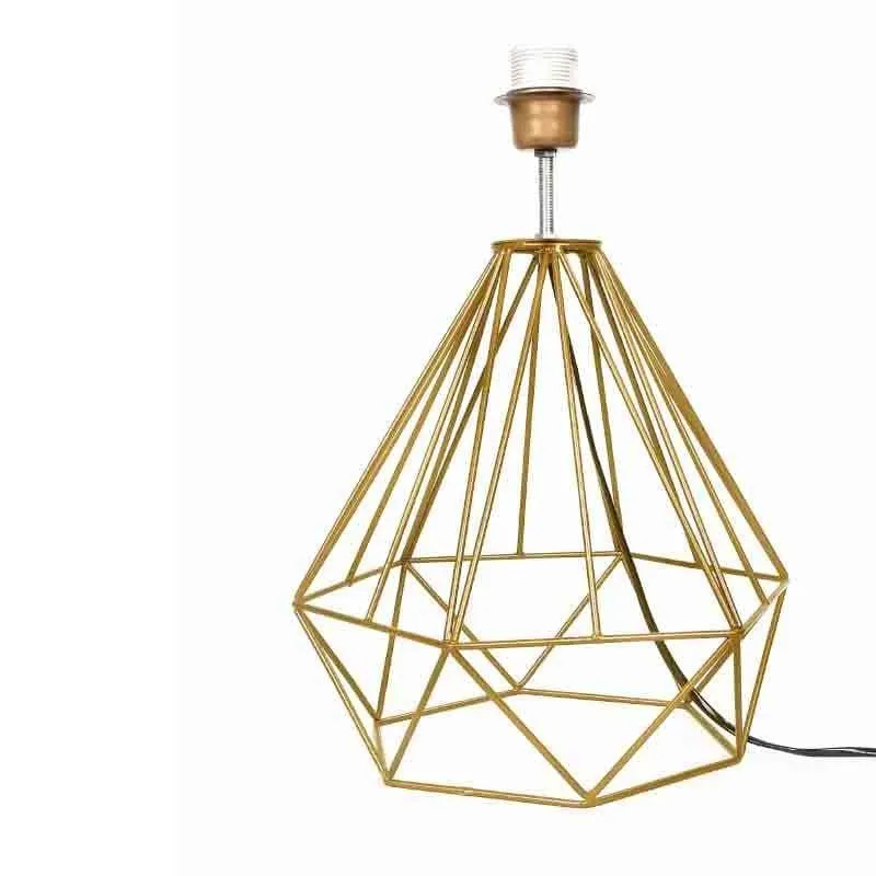 Diamond Dust Fabric Table Lamp - Brown,Gold media 6